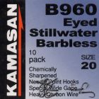 KAMASAN B960 STILLWATER BARBLESS SIZE 20 ...EYED